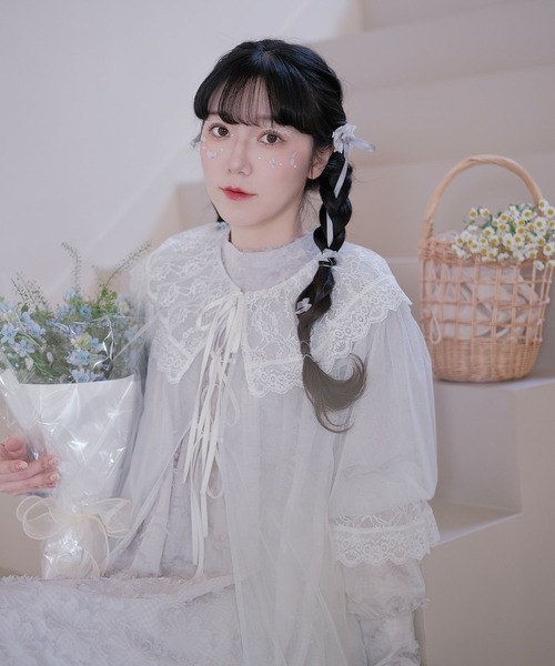 miolite(ミオライト)の「シアー ガウン ワンピース miolite(ワンピース・レディース・ホワイト・M)」の15枚目の写真