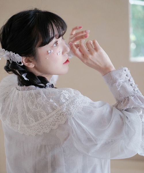 miolite(ミオライト)の「シアー ガウン ワンピース miolite(ワンピース・レディース・ホワイト・M)」の16枚目の写真