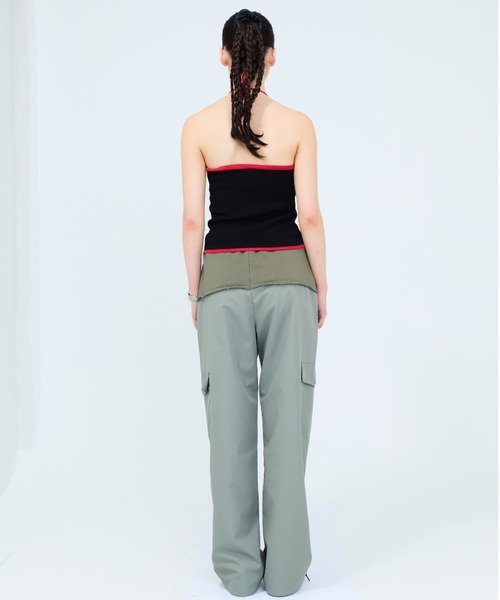 LUVISTRUE（ラヴイズトゥルー）の「RT HALTERNECK KNIT（ニット/セーター・レディース・ブラック/ブルー・FREE）」の4枚目の写真