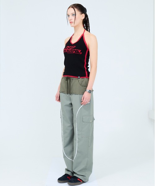 LUVISTRUE（ラヴイズトゥルー）の「RT HALTERNECK KNIT（ニット/セーター・レディース・ブラック/ブルー・FREE）」の5枚目の写真