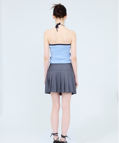 LUVISTRUE（ラヴイズトゥルー）の「RT HALTERNECK KNIT（ニット/セーター・レディース・ブラック/ブルー・FREE）」の10枚目の写真