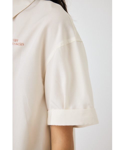 MOUSSY（マウジー）の「ART PRINT シャツ（シャツ/ブラウス・レディース・オフホワイト/ライトグリーン・FREE）」の17枚目の写真