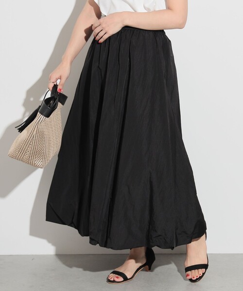 BEAMS HEART(ビームスハート)の「ワッシャー バルーンスカート(スカート・レディース・ブラック/オフホワイト・FREE)」の14枚目の写真