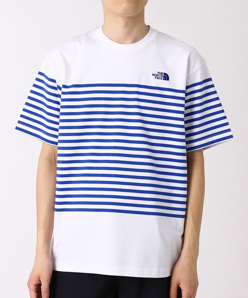 セール】THE NORTH FACE S/S Panel Border Tee NT32406（Tシャツ
