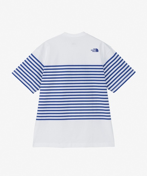 THE NORTH FACE（ザノースフェイス）の「THE NORTH FACE S/S Panel Border Tee NT32406（Tシャツ/カットソー・メンズ・ネイビー/ホワイト・MEDIUM/LARGE/X-LARGE/SMALL）」の5枚目の写真