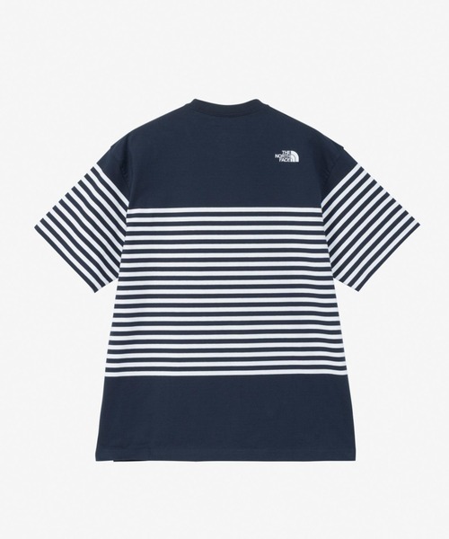 THE NORTH FACE（ザノースフェイス）の「THE NORTH FACE S/S Panel Border Tee NT32406（Tシャツ/カットソー・メンズ・ネイビー/ホワイト・MEDIUM/LARGE/X-LARGE/SMALL）」の6枚目の写真