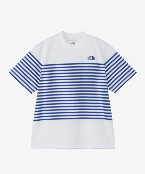 THE NORTH FACE（ザノースフェイス）の「THE NORTH FACE S/S Panel Border Tee NT32406（Tシャツ/カットソー・メンズ・ネイビー/ホワイト・MEDIUM/LARGE/X-LARGE/SMALL）」の7枚目の写真