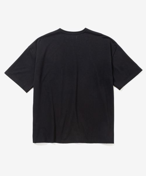 rehacer(レアセル)の「rehacer : Flower Slant Pocket CS / フラワー スラント ポケットカットソー(Tシャツ/カットソー・メンズ・ブラック/ホワイト・SMALL/MEDIUM/X-LARGE/LARGE)」の7枚目の写真