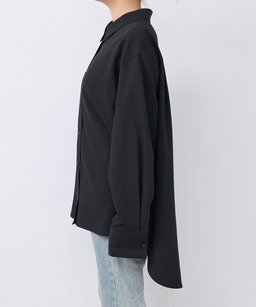 RIVE DROITE（リヴドロワ）の「【MONN.:.(モン)】スリットシャツ（シャツ/ブラウス・レディース・ブラウン/ブラック・FREE）」の11枚目の写真