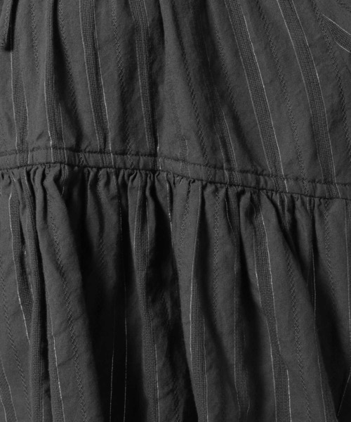 niko and...(ニコアンド)の「ラメドビーリボンブラウス(シャツ/ブラウス・レディース・チャコール/オフホワイト/ブルー・FREE)」の16枚目の写真