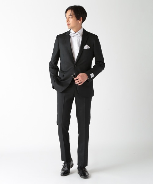 CROWDED CLOSET（クラウデッドクローゼット）の「シャドーペイズリー柄チーフ（同素材ネクタイ・ボウタイあり）（ポケットチーフ・メンズ・シルバー/ボルドー/オレンジ/ブルー・FREE）」の12枚目の写真