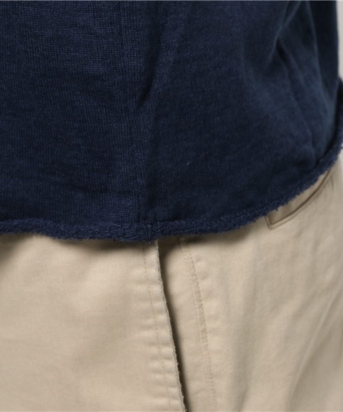 CIAOPANIC(チャオパニック)の「【Ciaopanic】 フォギーダイ裏毛ボートネック7分(Tシャツ/カットソー・メンズ・グレー/オリーブ/ネイビー・LARGE/MEDIUM)」の10枚目の写真