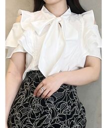 MERCURYDUO | 2WAYオープンショルダーラッフルブラウス(シャツ/ブラウス)