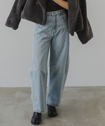 rectangle（レクタングル）の「フリンジカーブデニムパンツ（デニムパンツ）」