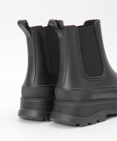 VENCEEXCHANGE（ヴァンスエクスチェンジ）の「厚底サイドゴアレインブーツ（ブーツ・レディース・ブラック・L/M）」の9枚目の写真