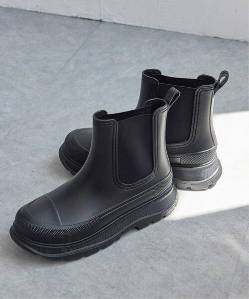 VENCEEXCHANGE（ヴァンスエクスチェンジ）の「厚底サイドゴアレインブーツ（ブーツ・レディース・ブラック・L/M）」の2枚目の写真