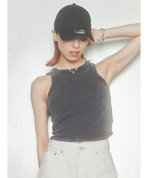 NEW ERA（ニューエラ）の「【ニューエラコラボ】ボックス E マークキャップ（キャップ・レディース・カーキ/ネイビー/ブラック・FREE）」の14枚目の写真