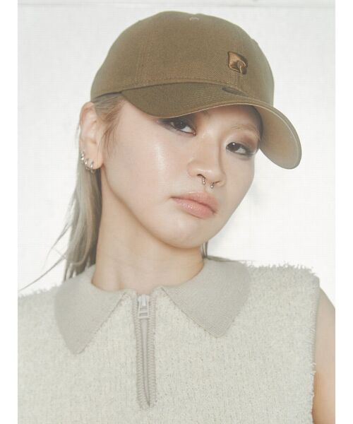 NEW ERA（ニューエラ）の「【ニューエラコラボ】ボックス E マークキャップ（キャップ・レディース・カーキ/ネイビー/ブラック・FREE）」の16枚目の写真