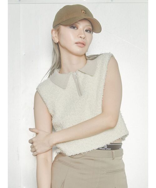 NEW ERA（ニューエラ）の「【ニューエラコラボ】ボックス E マークキャップ（キャップ・レディース・カーキ/ネイビー/ブラック・FREE）」の20枚目の写真