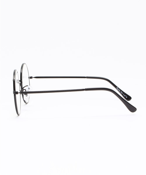 Lui's（ルイス）の「Lui's(ルイス) 伊達メガネ（メガネ・メンズ・ブラック/シルバー・FREE）」の7枚目の写真