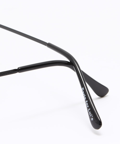 Lui's（ルイス）の「Lui's(ルイス) 伊達メガネ（メガネ・メンズ・ブラック/シルバー・FREE）」の4枚目の写真