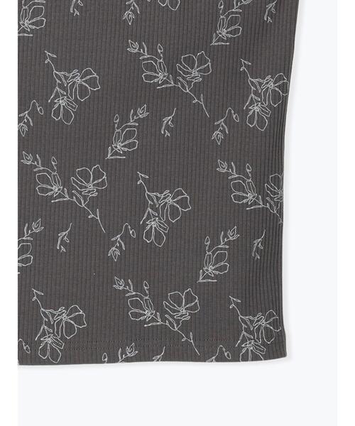 Te chichi TERRASSE(テチチテラス)の「【抗菌防臭】テレコキャミソール(キャミソール・レディース・ホワイト/ブラック/オフホワイト/チャコールグレー・F)」の17枚目の写真