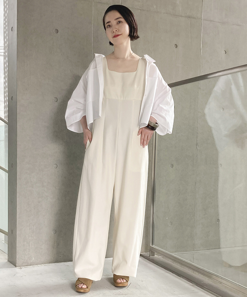イエナ　オフホワイト　クロップド長袖シャツ IENA（イエナ）の「《追加4》FABRICA クロップドシャツ（シャツ