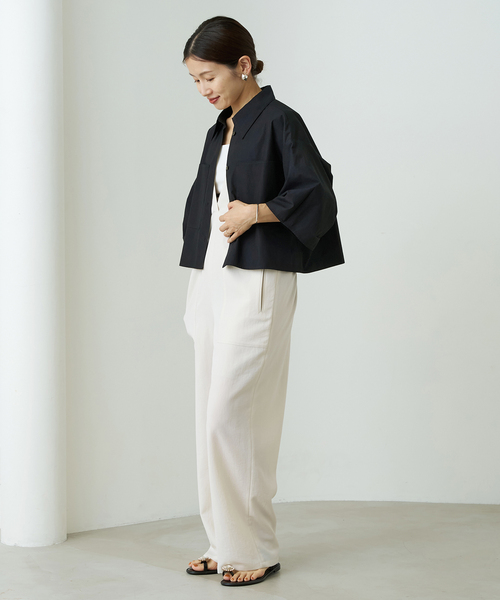 メゾンイエナmaison*FABRICA Cropped SH メゾンイエナmaison*FABRICA Cropped SH