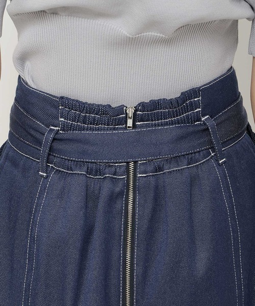 REDYAZEL（レディアゼル）の「ポケット付きベルテッドミニスカート（デニムスカート・レディース・ブラック/ネイビー・SMALL/MEDIUM）」の15枚目の写真