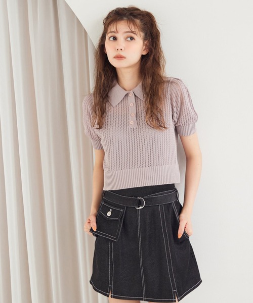 REDYAZEL（レディアゼル）の「ポケット付きベルテッドミニスカート（デニムスカート・レディース・ブラック/ネイビー・SMALL/MEDIUM）」の17枚目の写真