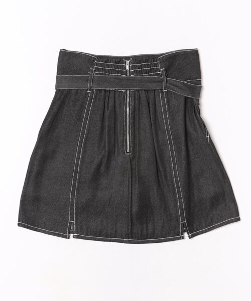 REDYAZEL（レディアゼル）の「ポケット付きベルテッドミニスカート（デニムスカート・レディース・ブラック/ネイビー・SMALL/MEDIUM）」の22枚目の写真