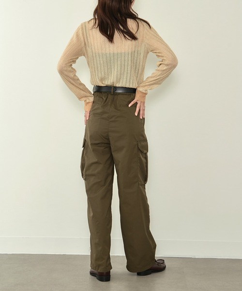 MAISON BREEZE reveur（メゾンブリーズレヴール）の「【MAISON BREEZE reveur】sheer lame knit with collar 襟付き配色シアーラメニット（ニット/セーター・レディース・シルバー/ブラック/ベージュ・FREE）」の22枚目の写真