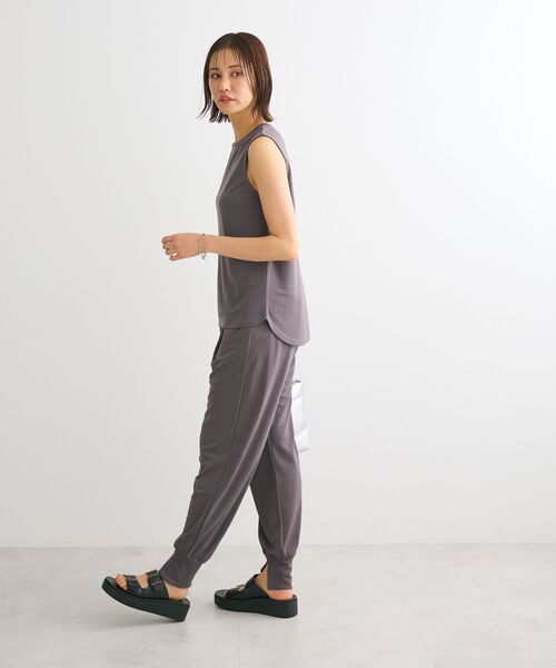 Sugar spoon（シュガースプーン）の「・SUGAR　SPOON【ラッシュガード】ノースリーブ（Tシャツ/カットソー・レディース・ブラック/グレイッシュベージュ/オフホワイト/チャコールグレー・FREE）」の20枚目の写真