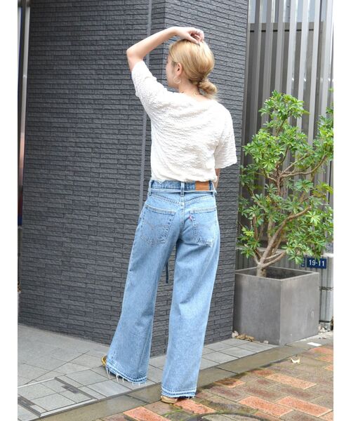 Ungrid（アングリッド）の「カットレースTee（Tシャツ/カットソー・レディース・ブラック/オフホワイト・FREE）」の7枚目の写真