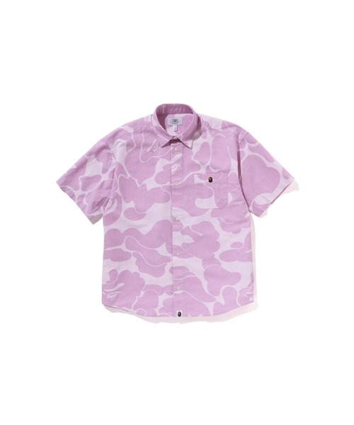 STRIPE CAMO RELAXED FIT SS SHIRT（シャツ/ブラウス）｜A BATHING APE