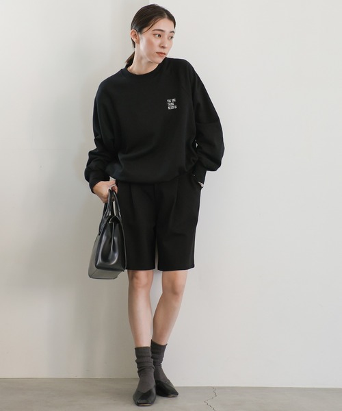 select MOCA(セレクトモカ)の「バックプリントスウェットトップス(スウェット・レディース・ブラック/グレー系その他/グレー・FREE)」の5枚目の写真