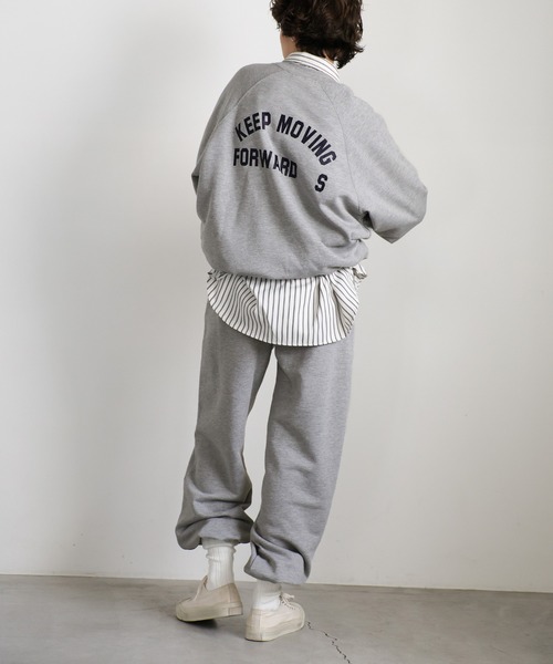 select MOCA(セレクトモカ)の「バックプリントスウェットトップス(スウェット・レディース・ブラック/グレー系その他/グレー・FREE)」の21枚目の写真