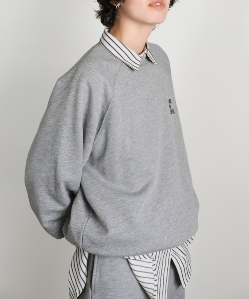 select MOCA(セレクトモカ)の「バックプリントスウェットトップス(スウェット・レディース・ブラック/グレー系その他/グレー・FREE)」の18枚目の写真