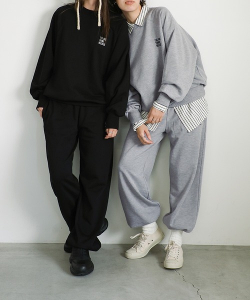select MOCA(セレクトモカ)の「バックプリントスウェットトップス(スウェット・レディース・ブラック/グレー系その他/グレー・FREE)」の8枚目の写真