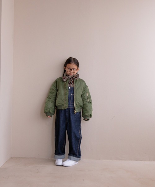 LOWRYS FARM(ローリーズファーム)の「MA-1 145157(MA-1・キッズ・ブラック/カーキ・130cm/140cm/150cm/110cm/120cm)」の5枚目の写真