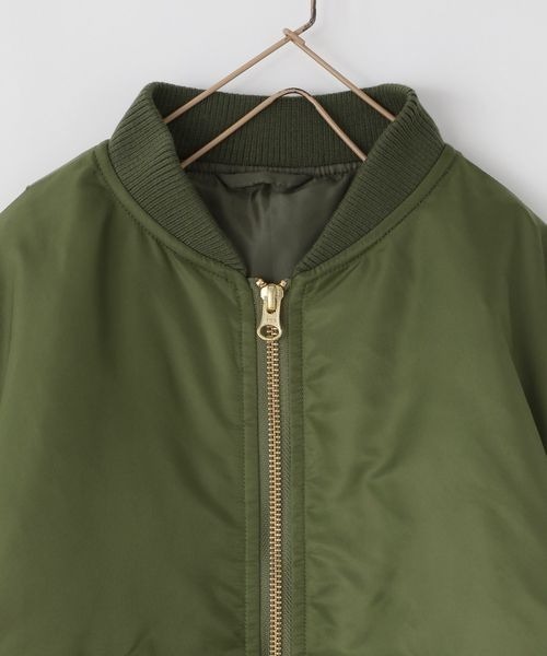 LOWRYS FARM(ローリーズファーム)の「MA-1 145157(MA-1・キッズ・ブラック/カーキ・130cm/140cm/150cm/110cm/120cm)」の21枚目の写真