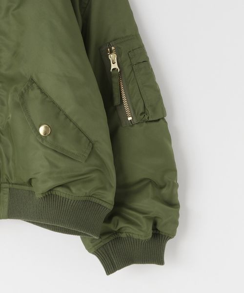 LOWRYS FARM(ローリーズファーム)の「MA-1 145157(MA-1・キッズ・ブラック/カーキ・130cm/140cm/150cm/110cm/120cm)」の20枚目の写真