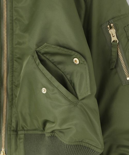 LOWRYS FARM(ローリーズファーム)の「MA-1 145157(MA-1・キッズ・ブラック/カーキ・130cm/140cm/150cm/110cm/120cm)」の18枚目の写真