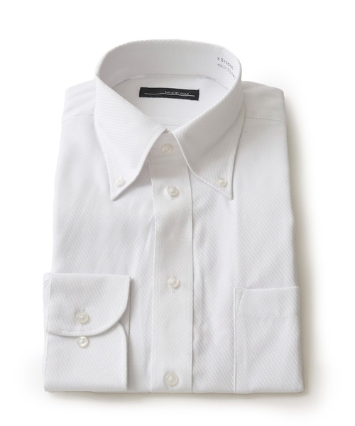 TETE HOMME(テットオム)の「アソート T/Cドレスシャツ / ボタンダウンビジネスシャツ(ビジネスシャツ・メンズ・ホワイト系2/ブルー/ホワイト系1/ホワイト系3/サックスブルー・X-LARGE/LARGE/MEDIUM)」の6枚目の写真