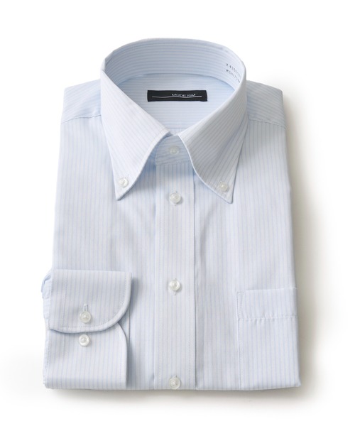 TETE HOMME(テットオム)の「アソート T/Cドレスシャツ / ボタンダウンビジネスシャツ(ビジネスシャツ・メンズ・ホワイト系2/ブルー/ホワイト系1/ホワイト系3/サックスブルー・X-LARGE/LARGE/MEDIUM)」の9枚目の写真