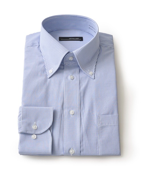 TETE HOMME(テットオム)の「アソート T/Cドレスシャツ / ボタンダウンビジネスシャツ(ビジネスシャツ・メンズ・ホワイト系2/ブルー/ホワイト系1/ホワイト系3/サックスブルー・X-LARGE/LARGE/MEDIUM)」の10枚目の写真