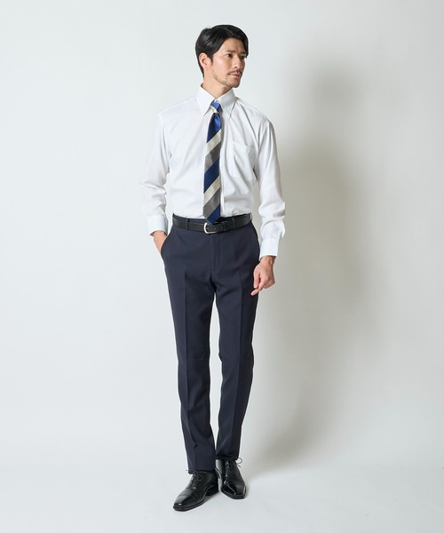 TETE HOMME(テットオム)の「アソート T/Cドレスシャツ / ボタンダウンビジネスシャツ(ビジネスシャツ・メンズ・ホワイト系2/ブルー/ホワイト系1/ホワイト系3/サックスブルー・X-LARGE/LARGE/MEDIUM)」の12枚目の写真