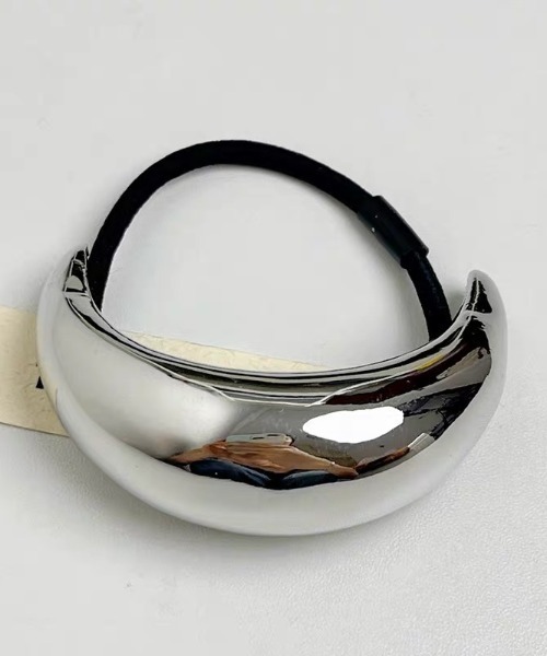 E&C closet…（イーアンドシークローゼット）の「ワイドメタルヘアゴム（ヘアゴム・レディース・シルバー/ゴールド・FREE）」の19枚目の写真