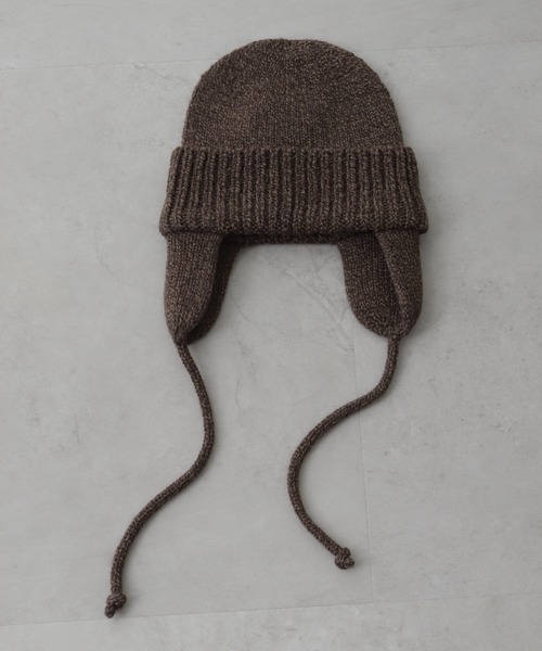 RACAL（ラカル）の「RACAL/別注 Ear Knit Watch（ニットキャップ/ビーニー・メンズ・ブラック/ホワイト/ブラウン/レッド・FREE）」の3枚目の写真