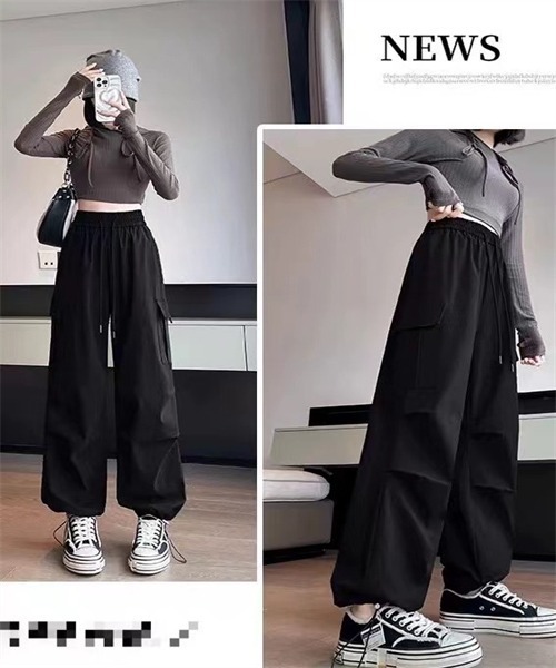 FREE STYLISTS(フリー スタイリスト)の「メンズライクルーズカーゴパンツ(カーゴパンツ・レディース・ブラック/カーキ/ワイン・M/L/S)」の10枚目の写真
